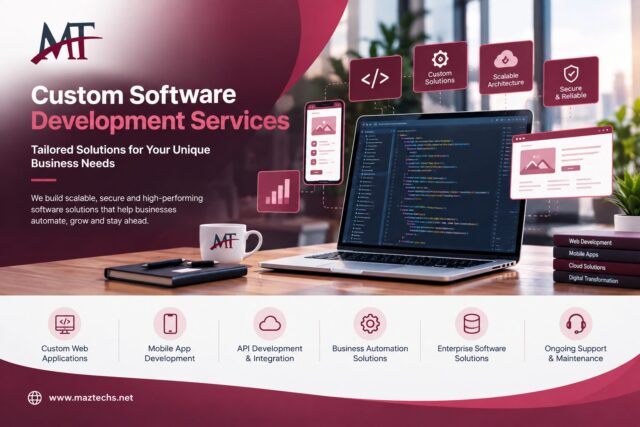 Custom Software Development Services for Growing Businesses Custom Software Development Services for Growing Businesses